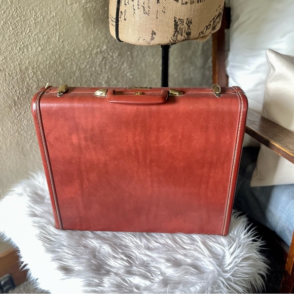 Samsonite Bags Vintage Samsonite Shwayder Brown Leather Hard